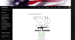 Desktop Screenshot of piasaarmory.com