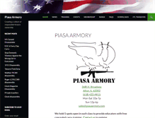 Tablet Screenshot of piasaarmory.com